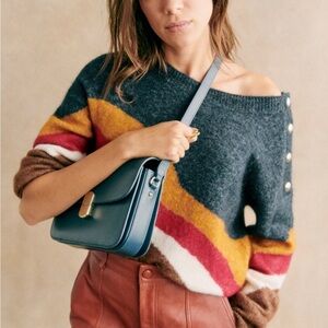 Sézane Howard Jumper Sweater – Multico Fuchsia – Size L